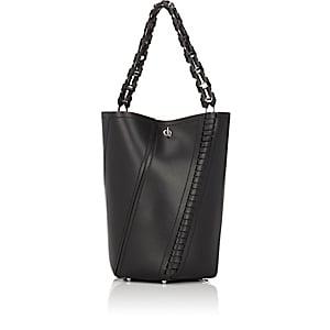 Proenza Schouler Women's Hex Medium Leather Bucket Bag-black