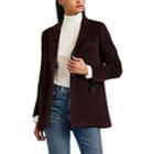 Blaz Milano Women's Timeless Wool-blend One-button Blazer - Dk. Purple