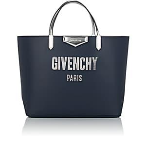 Givenchy Women's Antigona Leather Tote Bag-navy
