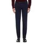 Isaia Men's Cotton Twill Trousers-navy