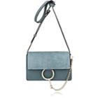 Chlo Women's Faye Small Shoulder Bag-cloudy Blue