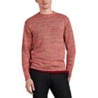 Inis Meain Men's Mlange Linen Sweater - Rust