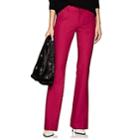 Pt01 Women's Elsa Stretch-crepe Flare Trousers-pink