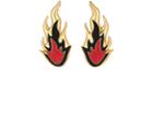Ambush Women's Flame Stud Earrings