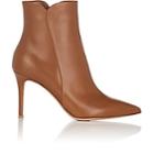 Gianvito Rossi Women's Levy Leather Ankle Boots-camel