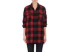 R13 Women's Checked Cotton Twill Oversized Shirt