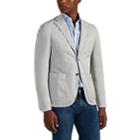 Barneys New York Men's Washed Cotton Two-button Sportcoat - Light Gray