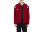 Lanvin Men's Wool Melton Varsity-inspired Jacket