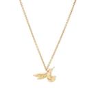 Brent Neale Women's Small Hummingbird Pendant Necklace-gold