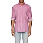 Massimo Alba Men's Washed Linen Shirt-pink