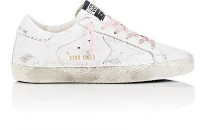 Golden Goose Women's Superstar Leather Sneakers-white