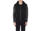 Givenchy Men's Neoprene & Quilted Leather Hooded Jacket