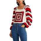 Ulla Johnson Women's Beso Cotton Crochet Sweater