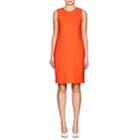 Lisa Perry Women's Crepe Shift Dress-orange