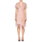 Lanvin Women's Wool-blend Wrap Dress-pink