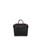 Burberry Women's Monogram Belted Small Leather Bag - Black