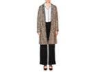 Raquel Allegra Women's Reversible Leopard-pattern Cotton Jacquard Coat