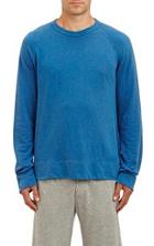 James Perse French Terry Sweatshirt-blue