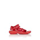 Area Women's Crystal-embellished Nylon Sandals-red
