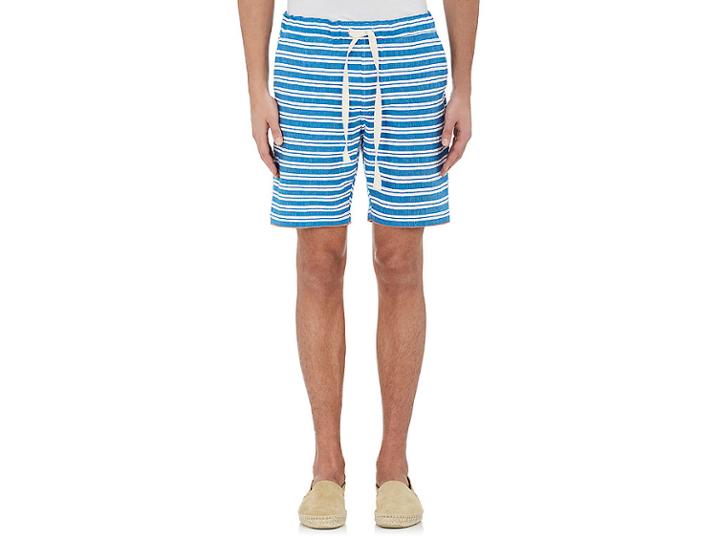Lemlem Men's Striped Gauze Shorts