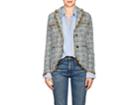Barneys New York Women's Cotton-blend Tweed Two-button Blazer