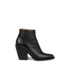 Chlo Women's Rylee Leather Ankle Boots - Black