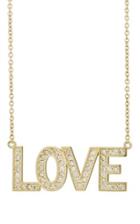 Jennifer Meyer Women's Love Pendant Necklace
