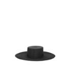 Janessa Leone Women's Suzanne Straw Hat - Black