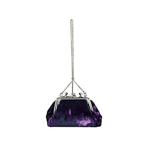 Altuzarra Women's Kiss Small Velvet Bag - Purple
