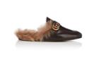 Gucci Men's New Princetown Leather Slippers