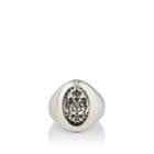 Alexander Mcqueen Men's Signet Ring - Silver