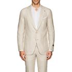 Isaia Men's Dustin Linen Two-button Sportcoat-beige, Khaki