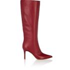 Gianvito Rossi Women's Leather Knee Boots-wine