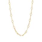 Azlee Women's Large Specialty Chain Necklace - Gold