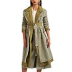 Sies Marjan Women's Devin Cotton Canvas Trench Coat - Olive