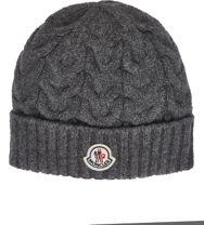 Moncler Cable-knit Beanie-grey