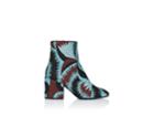 Dries Van Noten Women's Leaf-pattern Jacquard Ankle Boots