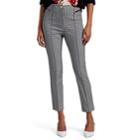 Opening Ceremony Women's Gingham Cotton-blend Crop Trousers - Black