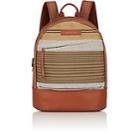 Want Les Essentiels Men's Kastrup Canvas Backpack-tan Stripe