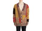 Burberry Men's Colorblocked Mlange Wool-blend Cardigan