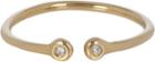 Loren Stewart Women's Diamond & Gold Cuff Ring