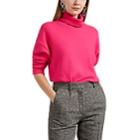 Victoria Beckham Women's Cashmere Turtleneck Sweater - Pink