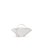 Jil Sander Women's Sombrero Small Leather Tote Bag - White