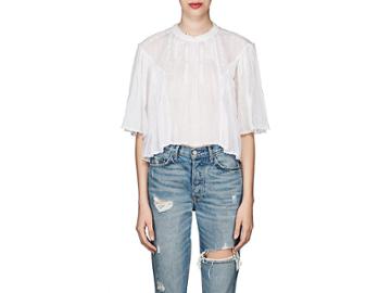 Isabel Marant Toile Women's Algar Embroidered Cotton Top