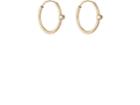 Jennifer Meyer Women's Diamond Small Thin Hoop Earrings