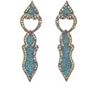 Sevan Biaki Women's Mixed-gemstone Arabesque Double-drop Earrings