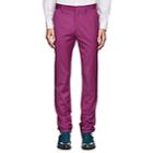 Calvin Klein 205w39nyc Men's Wool Slim Trousers-purple