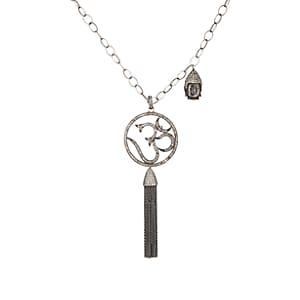 Carole Shashona Women's Passion Ganesh Necklace-silver