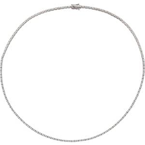Tate Union Women's Diamond & White Gold Tennis Necklace-silver