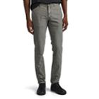Incotex Men's Washed Cotton Slim Trousers - Gray
